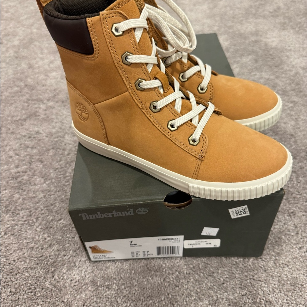 Timberland Kids Brown High-Top Boots